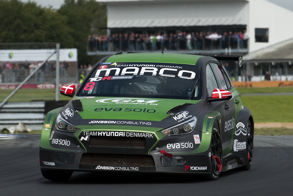 Marco Gersager gjorde store fremskridt i Team Hyundai Denmarks i30-racer
(Foto: Jokum Tord Larsen)